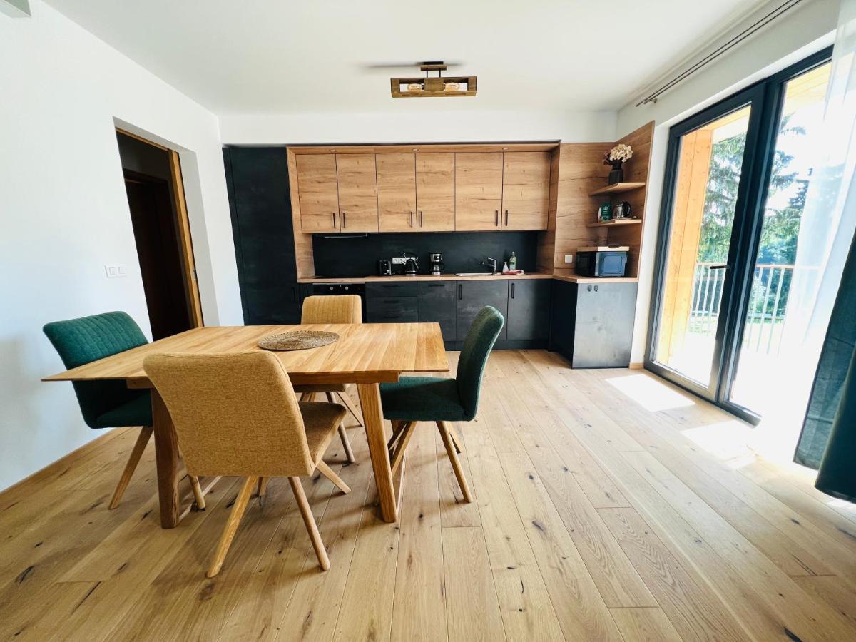 יאנסקה לזנה Family 2 Bedroom Ski&Bike Apartment With Terrase מראה חיצוני תמונה
